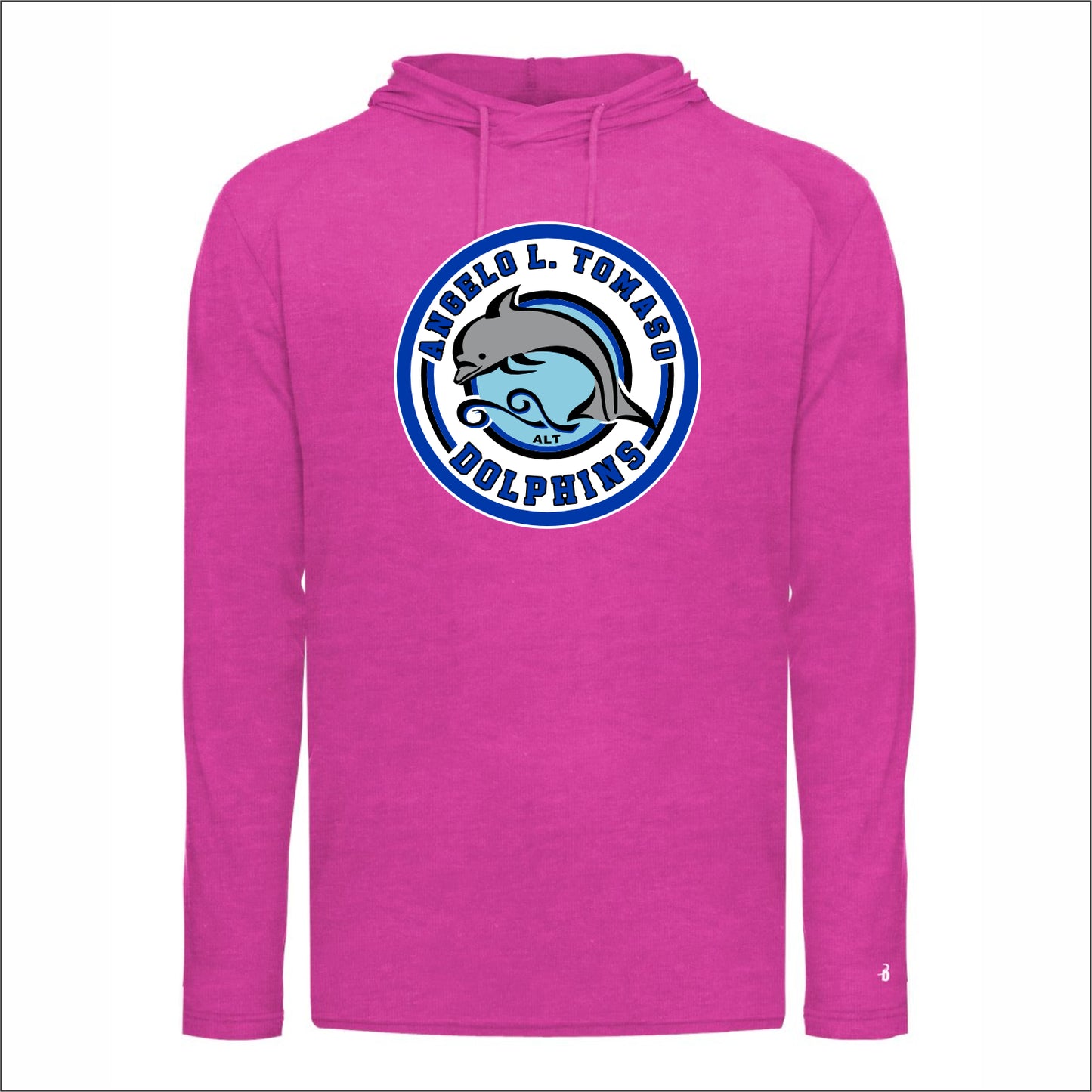 Angelo L Tomaso Triblend Hooded Long Sleeve T