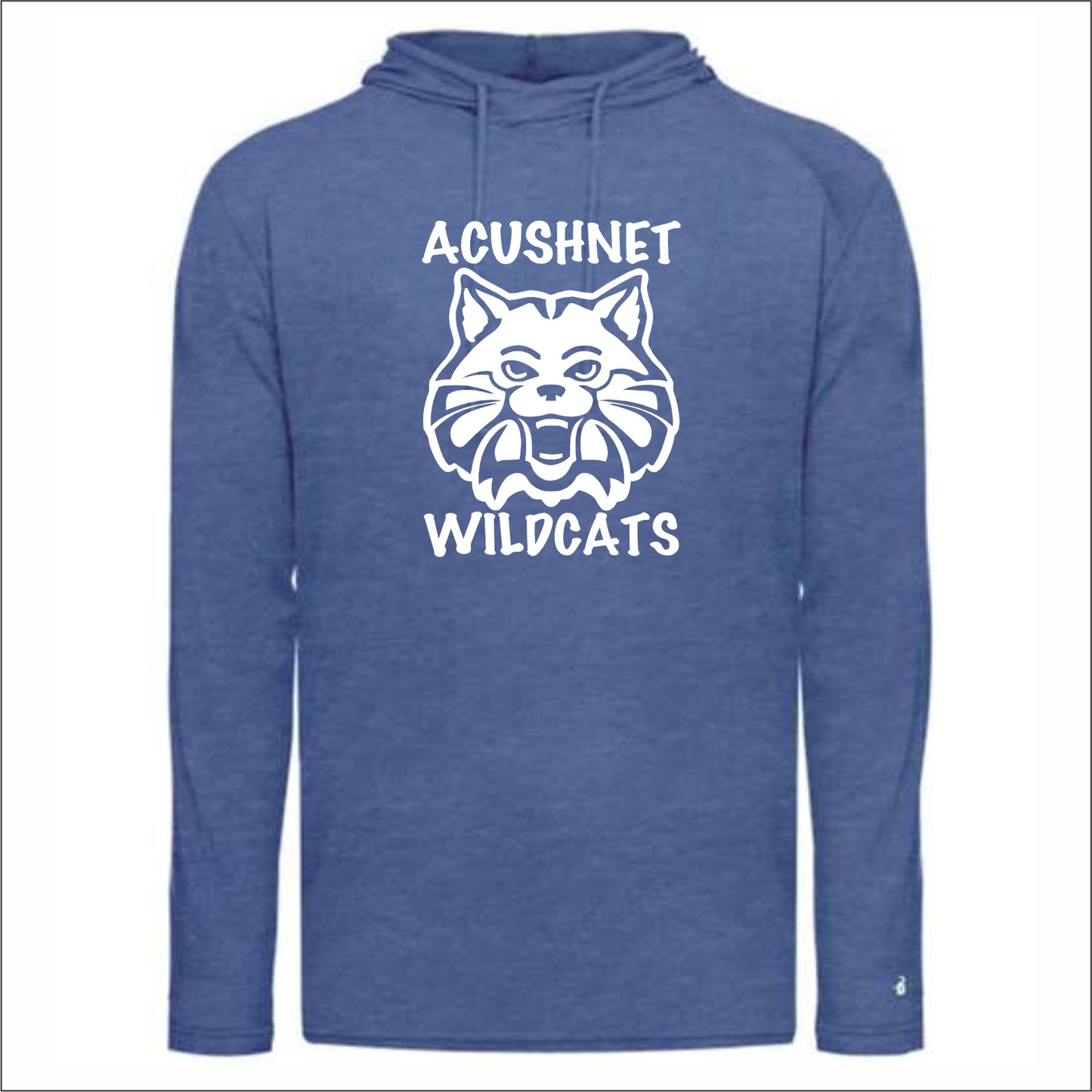 Acushnet Elementary Staff Triblend Hooded Long Sleeve T