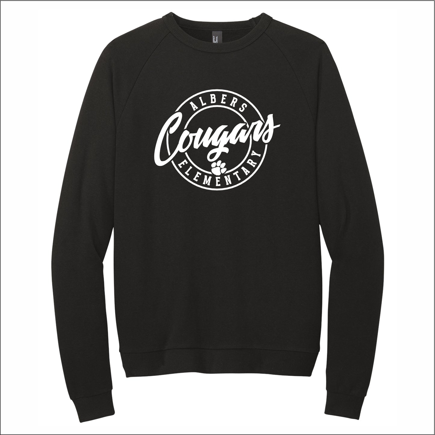 Albers Elementary Perfect Tri-Blend Fleece Lightweight Crewneck