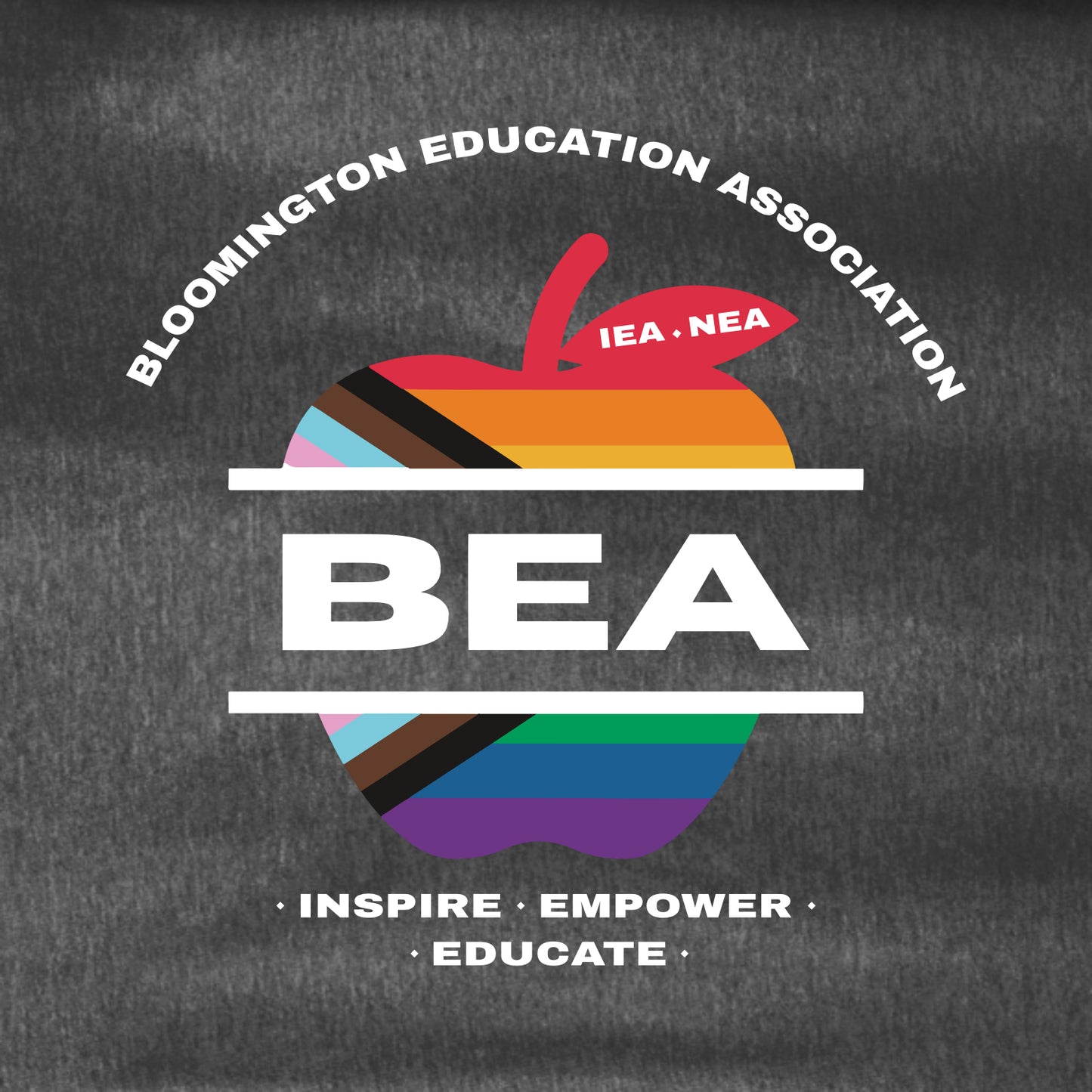 Bloomington Edu Assoc Heathered Soft Jersey Short Sleeve T-shirt - Design B