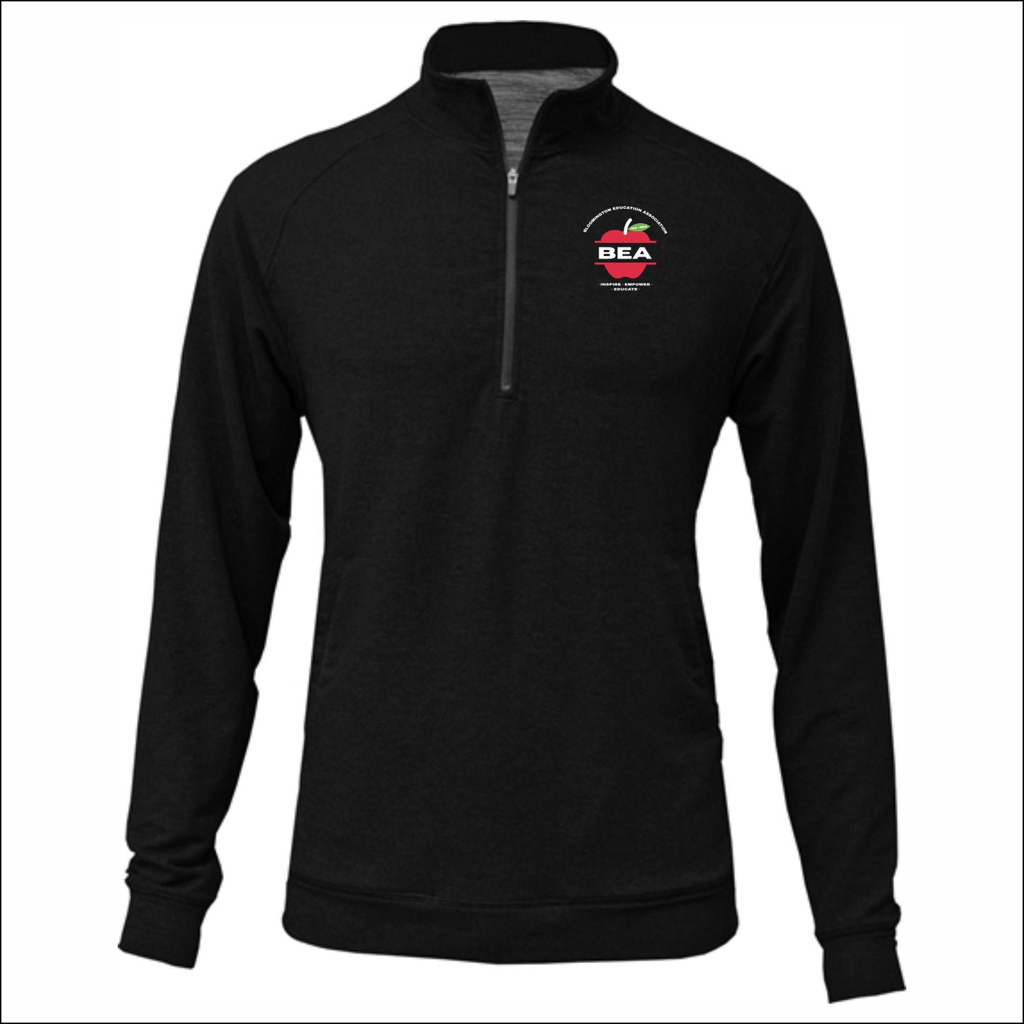 Bloomington Edu Assoc 1/4 Zip Triblend