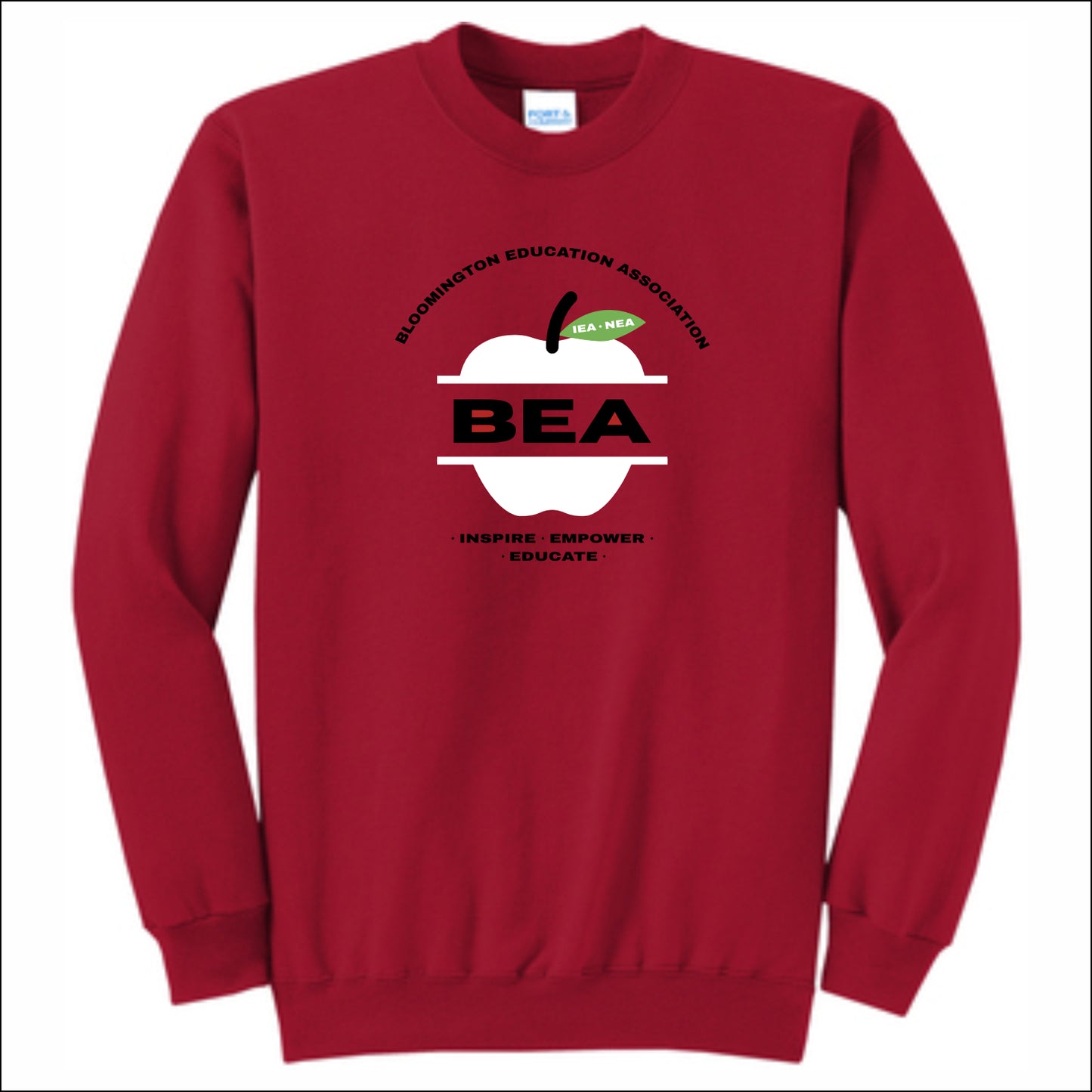 Bloomington Edu Assoc Crewneck Sweatshirt - Design A