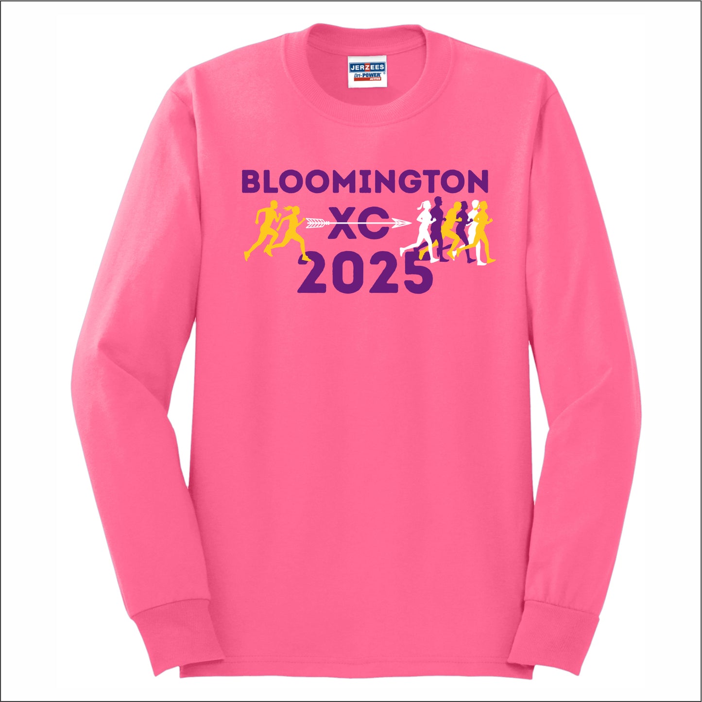 BHS Cross Country 50/50 Long Sleeve T-shirt - Design A