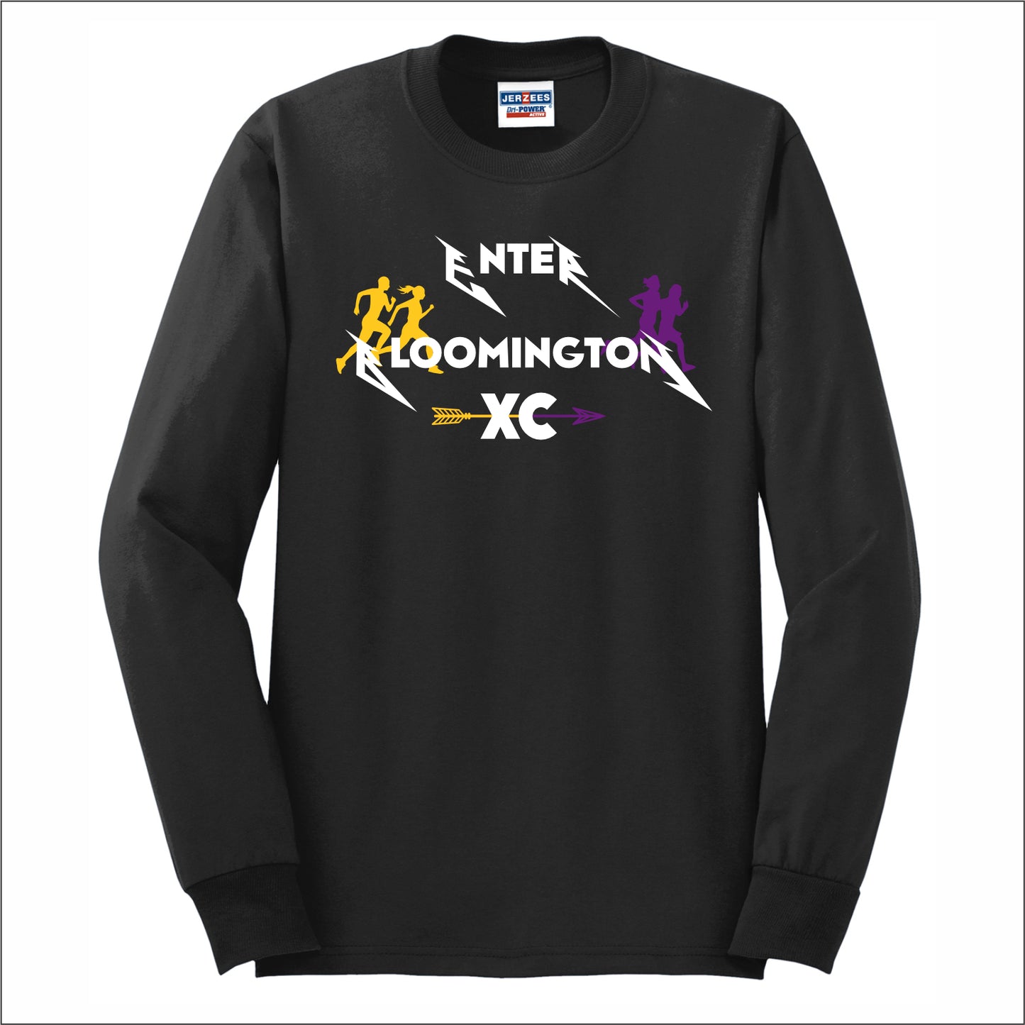 BHS Cross Country 50/50 Long Sleeve T-shirt - Design B
