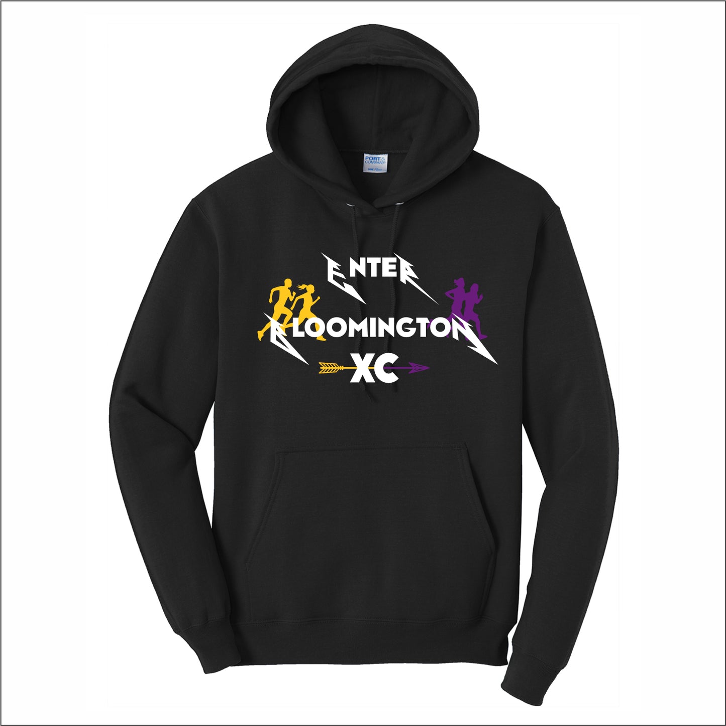 BHS Cross Country Hooded Sweatshirt - Design B