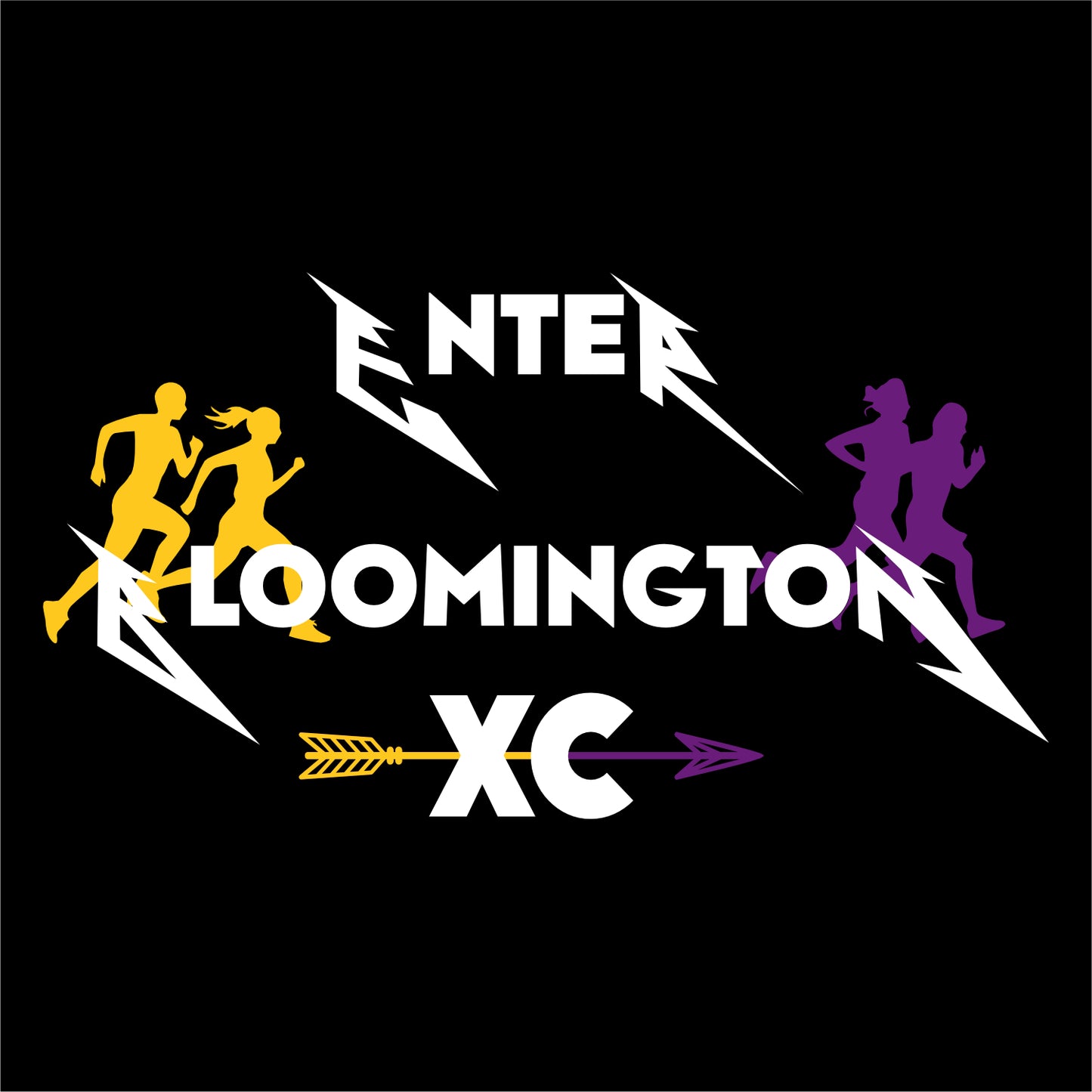 BHS Cross Country 50/50 Long Sleeve T-shirt - Design B