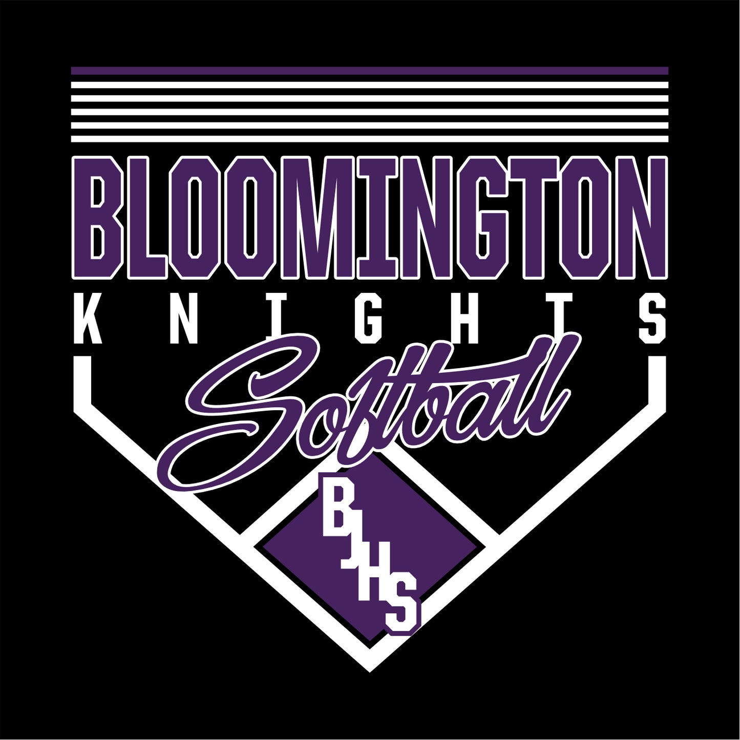 BJHS Softball Performance Long Sleeve T-shirt