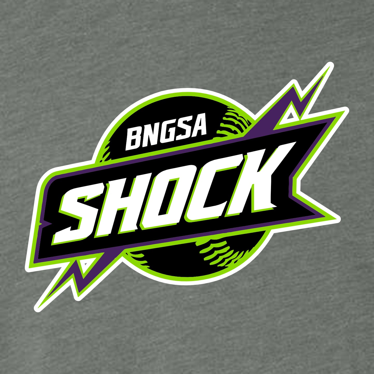 BNGSA Shock Heathered Soft Jersey Short Sleeve T-shirt - Design A