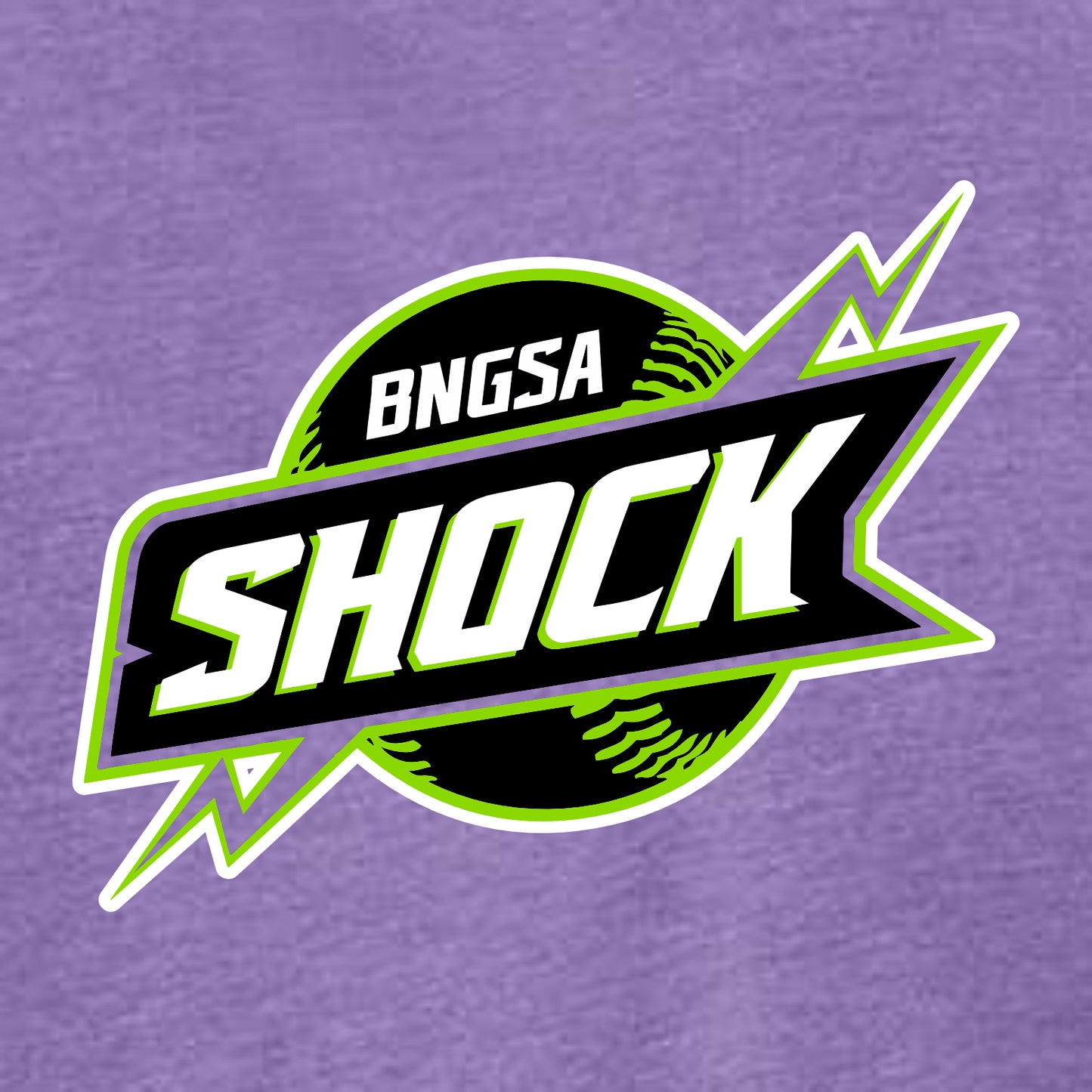 BNGSA Shock Heathered Soft Jersey Short Sleeve T-shirt - Design A