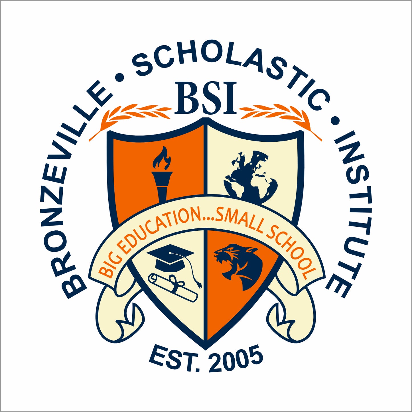 Bronzeville Scholastic Inst. 3/4 Sleeve Baseball T-shirt