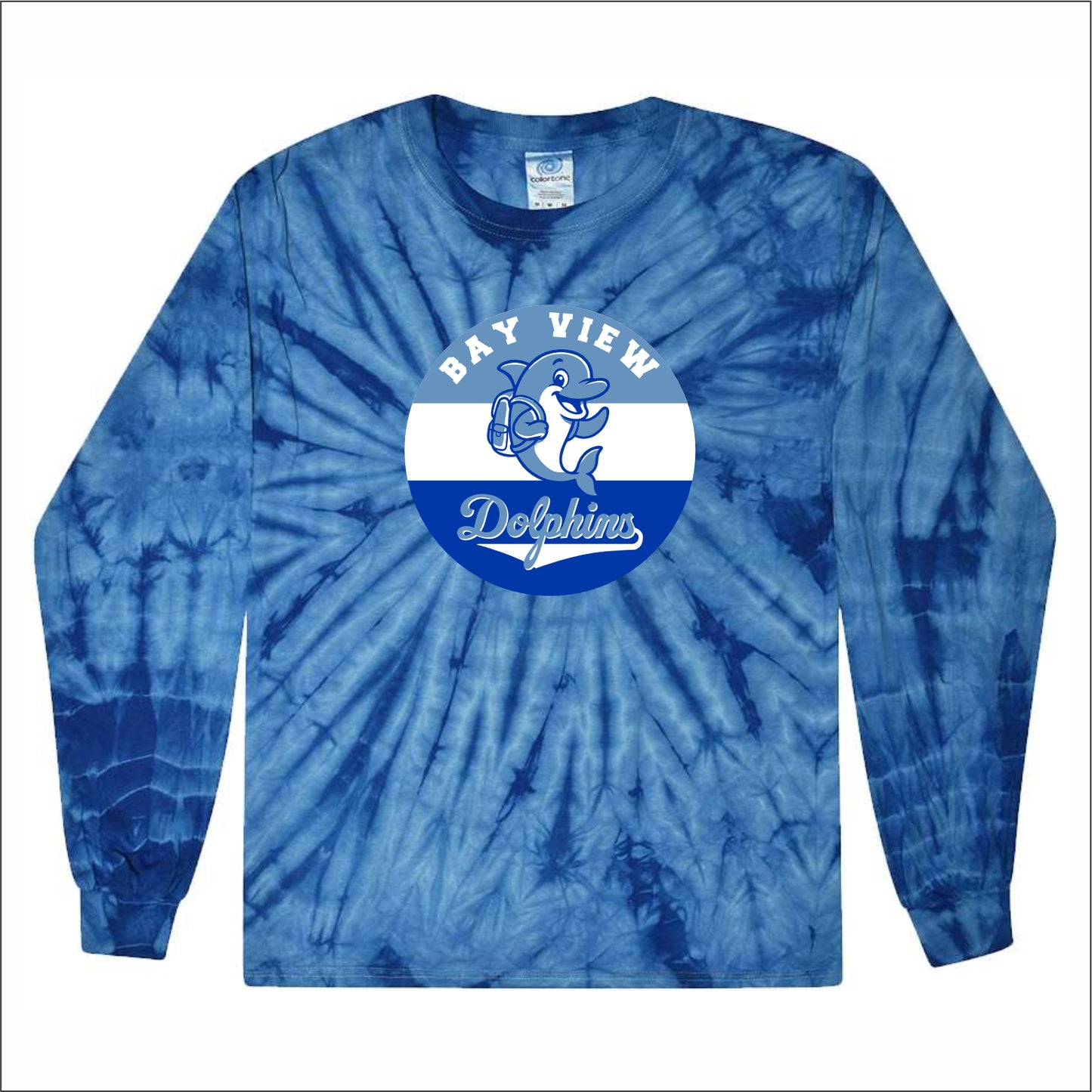 Bay View Elementary Tie-Dye Long Sleeve T-shirt