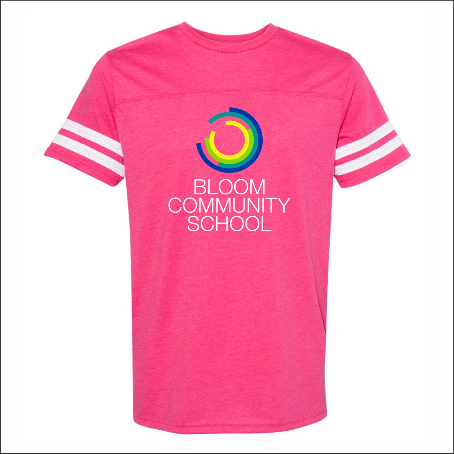 Bloom Community School Vintage Football T-shirt