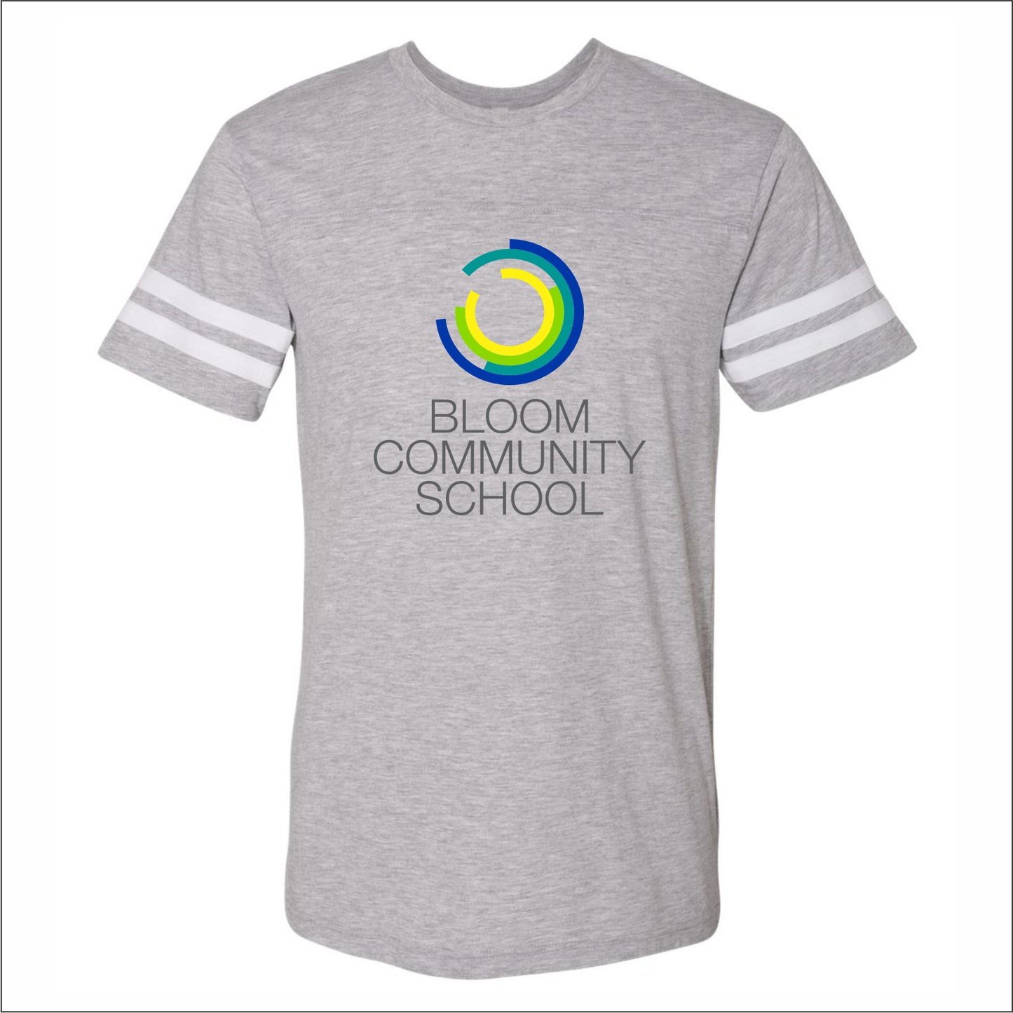 Bloom Community School Vintage Football T-shirt