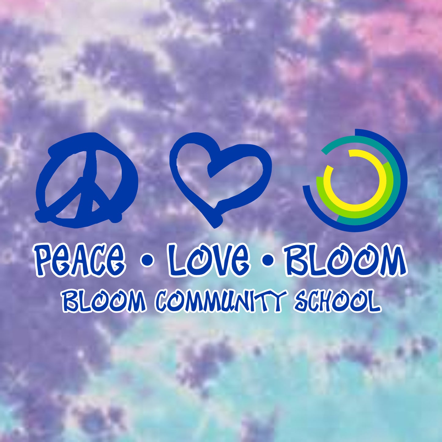 Bloom Community School Tie-Dye T-shirt