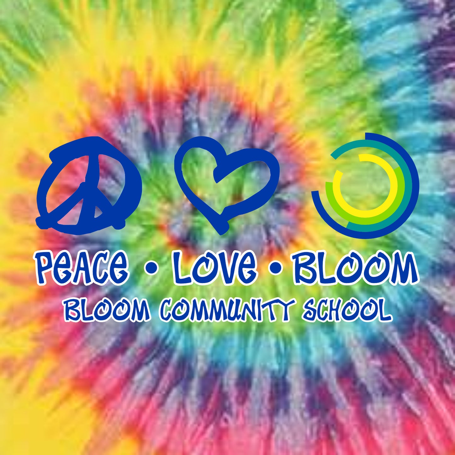 Bloom Community School Tie-Dye T-shirt