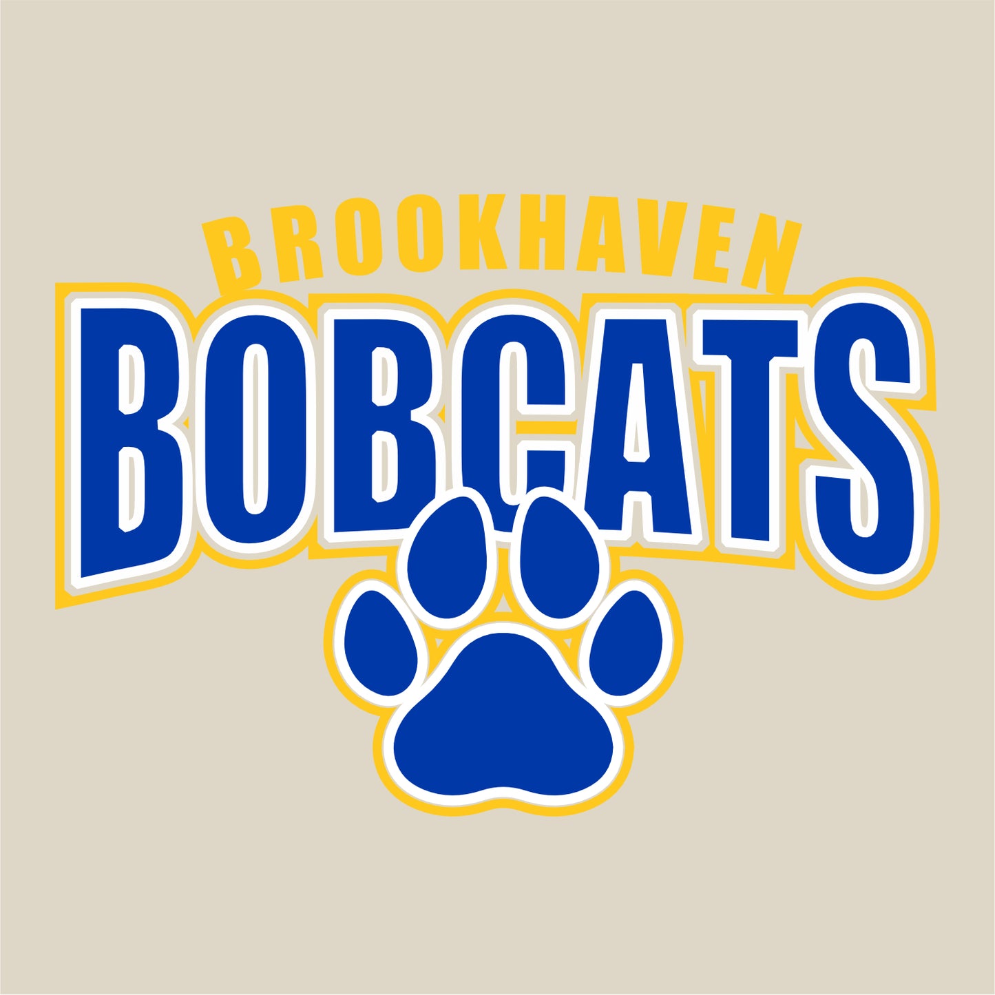 Brookhaven Elementary Heavyweight Cotton T-shirt - Des. B