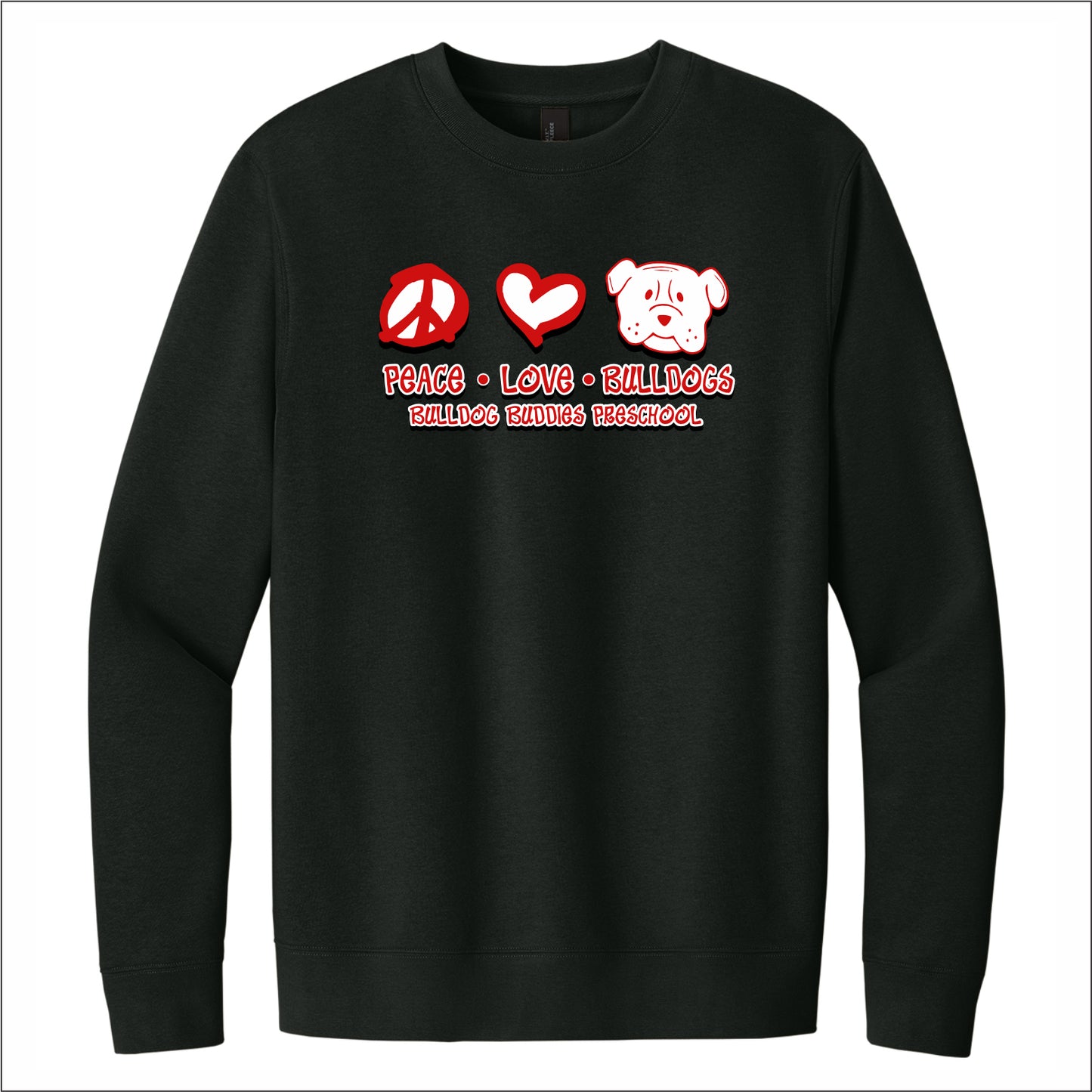 Bulldog Buddies Preschool VIT Crewneck Sweatshirt - Des. B