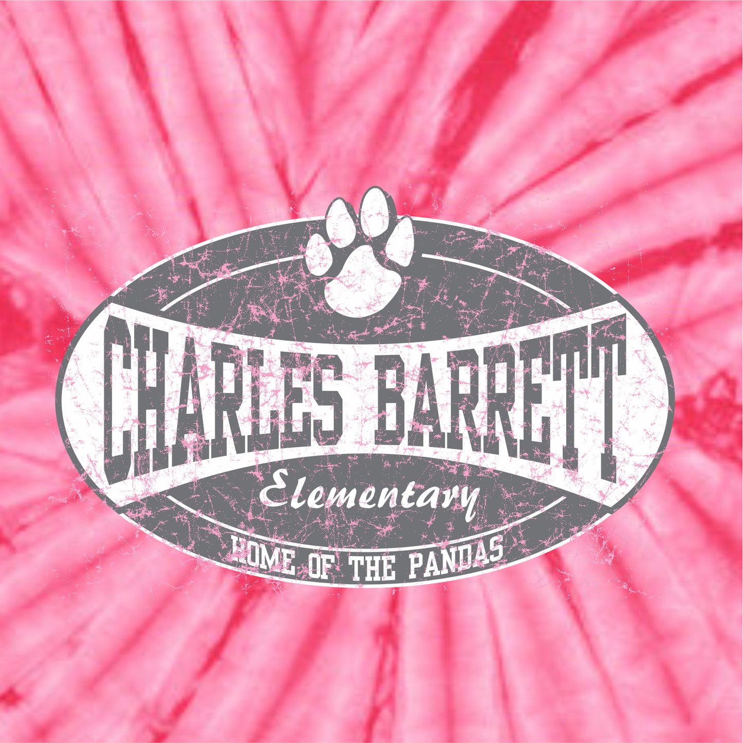 Charles Barrett Elem Tie-Dye T-shirt