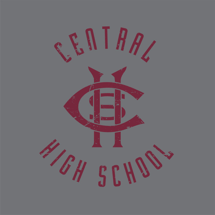 Champaign Central HS Midweight Hooded Sweatshirt - Des. A
