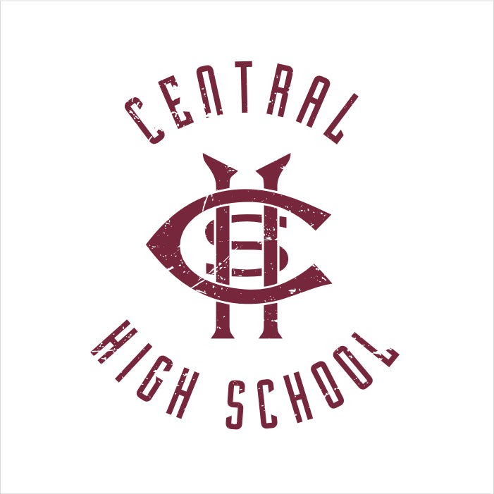 Champaign Central HS Allmade Sustainable Tri-Blend T-shirt - Des. A