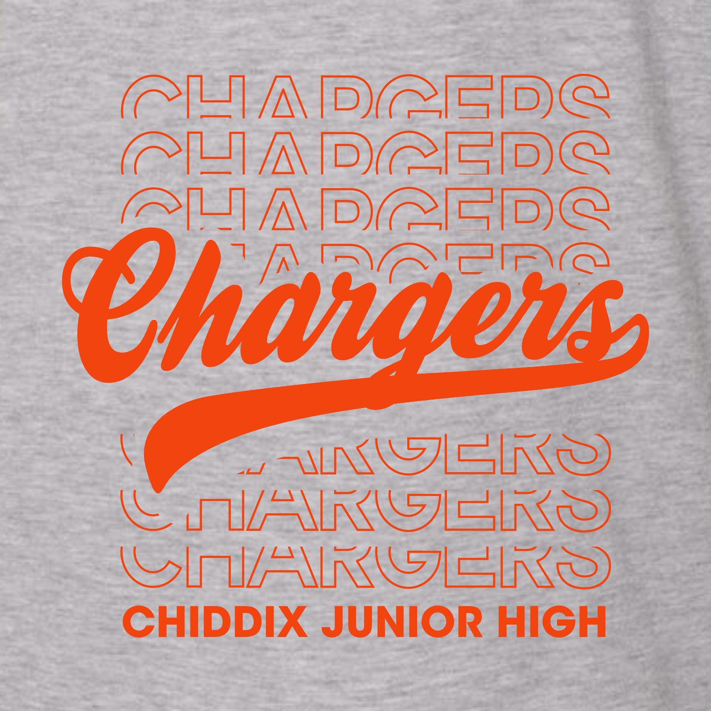 Chiddix Spiritwear Vintage Football T-shirt - Design B