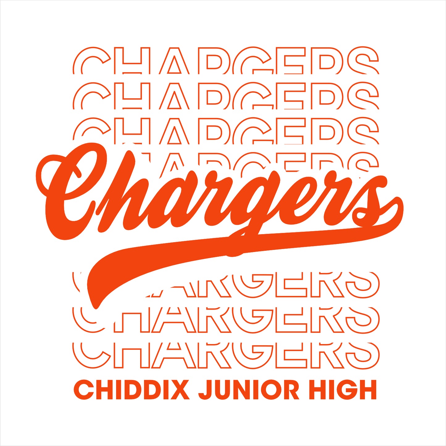 Chiddix Spiritwear Hooded Sweatshirt - Design B