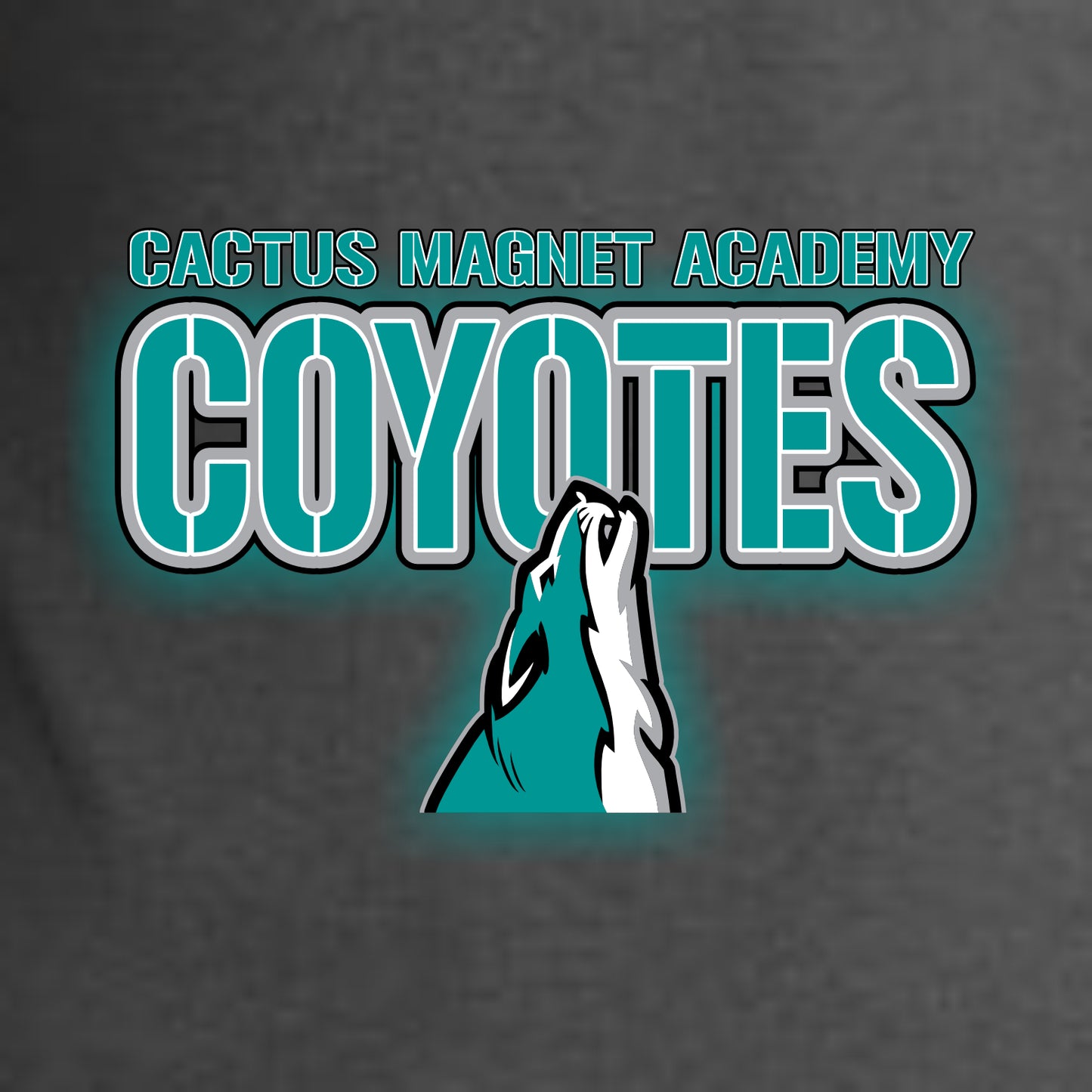 Cactus Magnet Academy Short Sleeve T-shirt - Design A