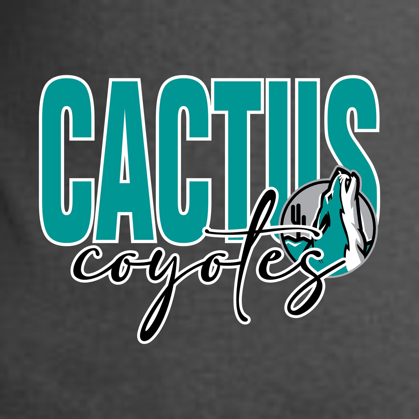 Cactus Magnet Academy Short Sleeve T-shirt - Design B