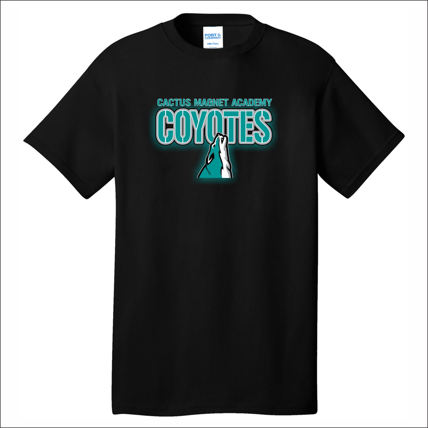 Cactus Magnet Academy Short Sleeve T-shirt - Design A