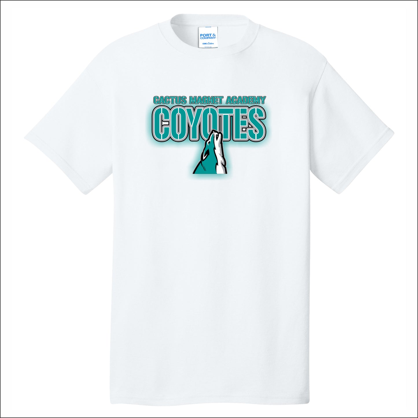Cactus Magnet Academy Short Sleeve T-shirt - Design A