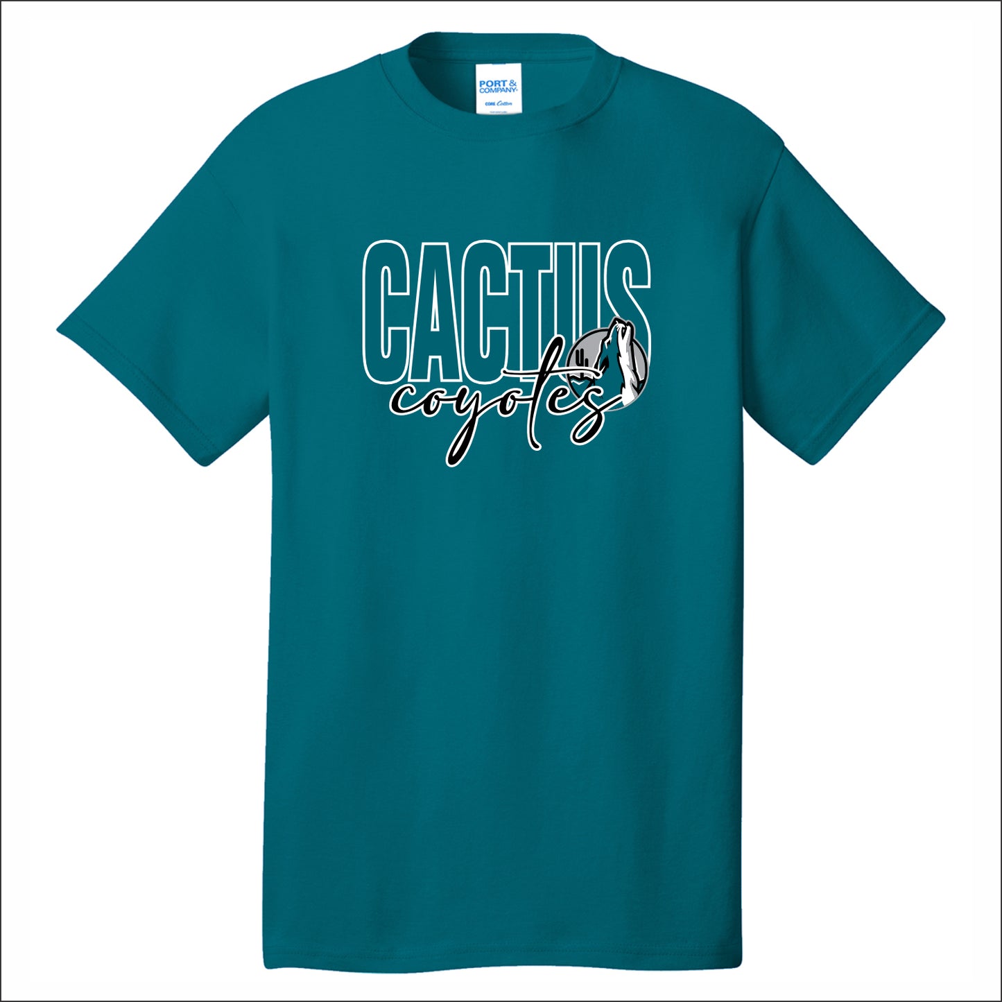 Cactus Magnet Academy Short Sleeve T-shirt - Design B