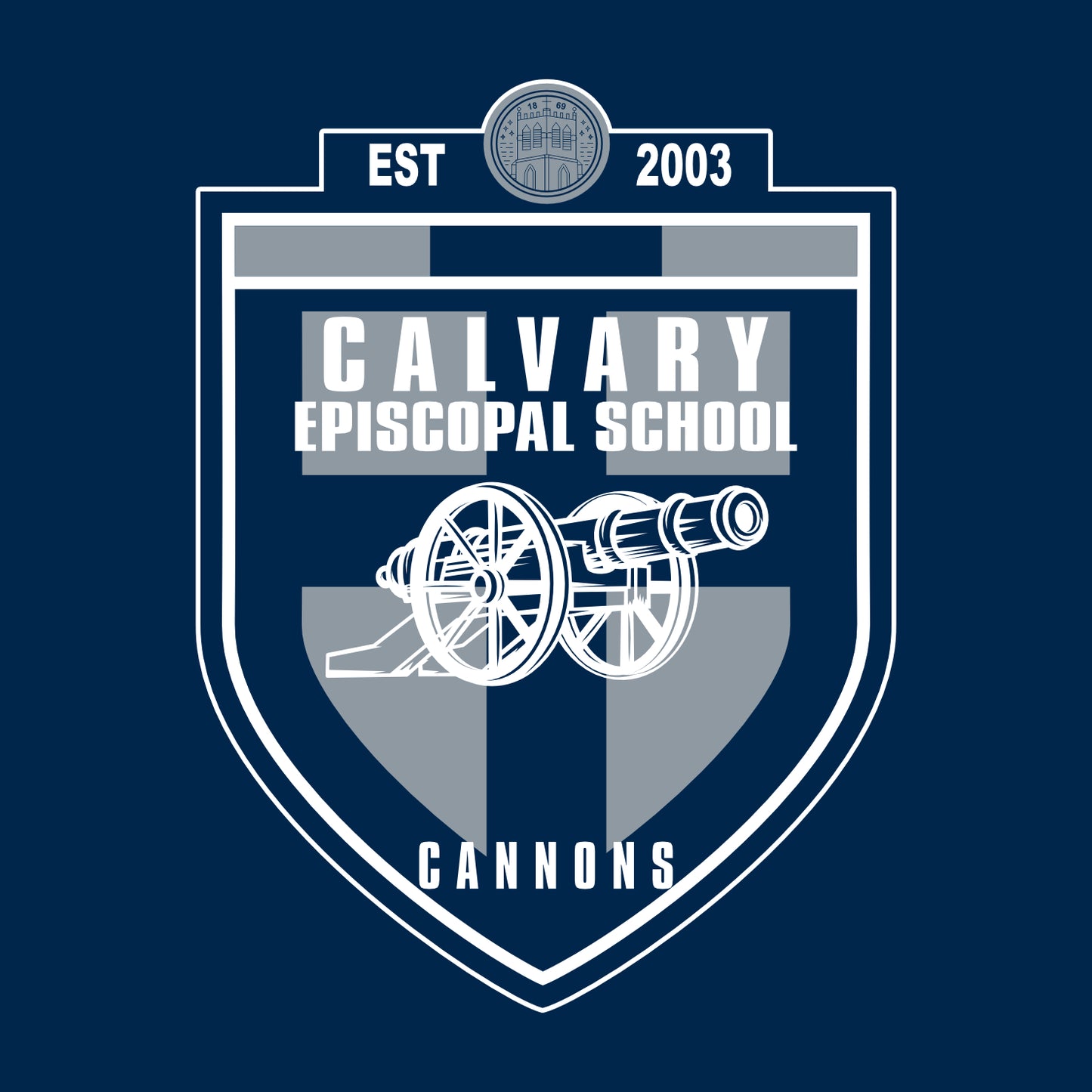 Calvary Episcopal Soft Jersey Short Sleeve T-shirt - Design B