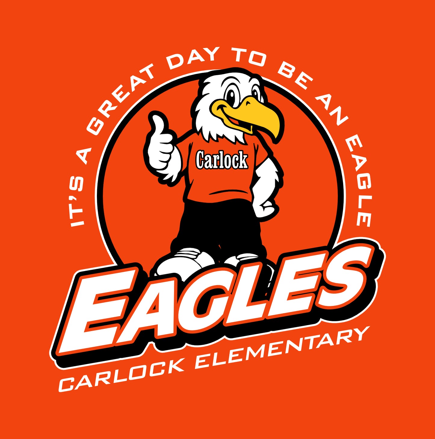 Carlock Elementary Short Sleeve T-shirt - Design A