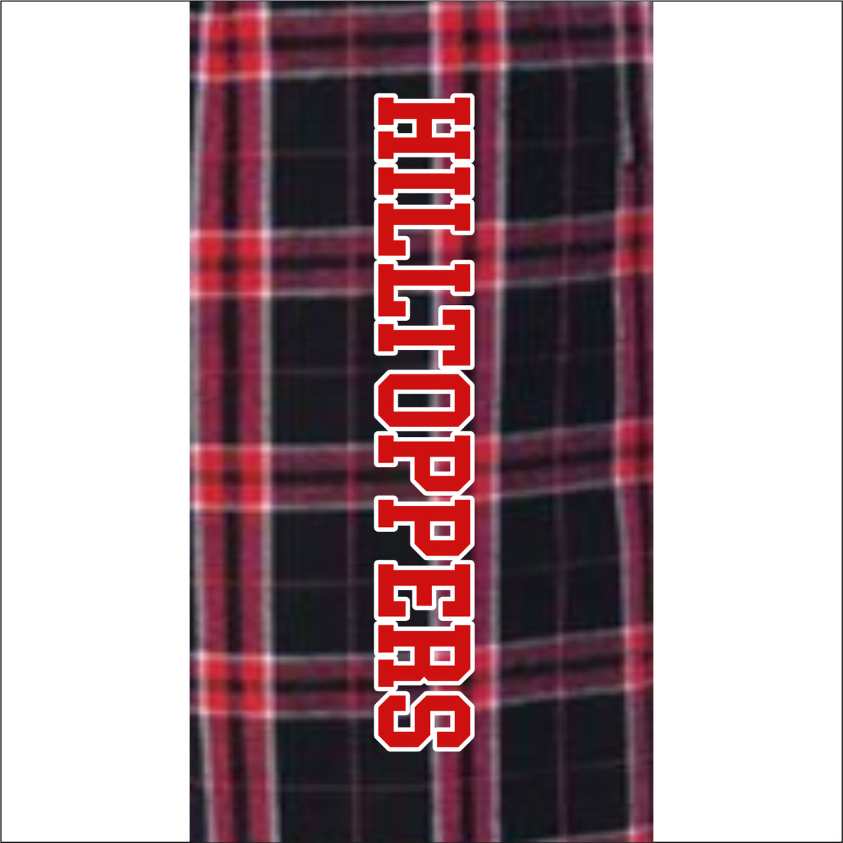 Central High School Plaid Flannel Pants