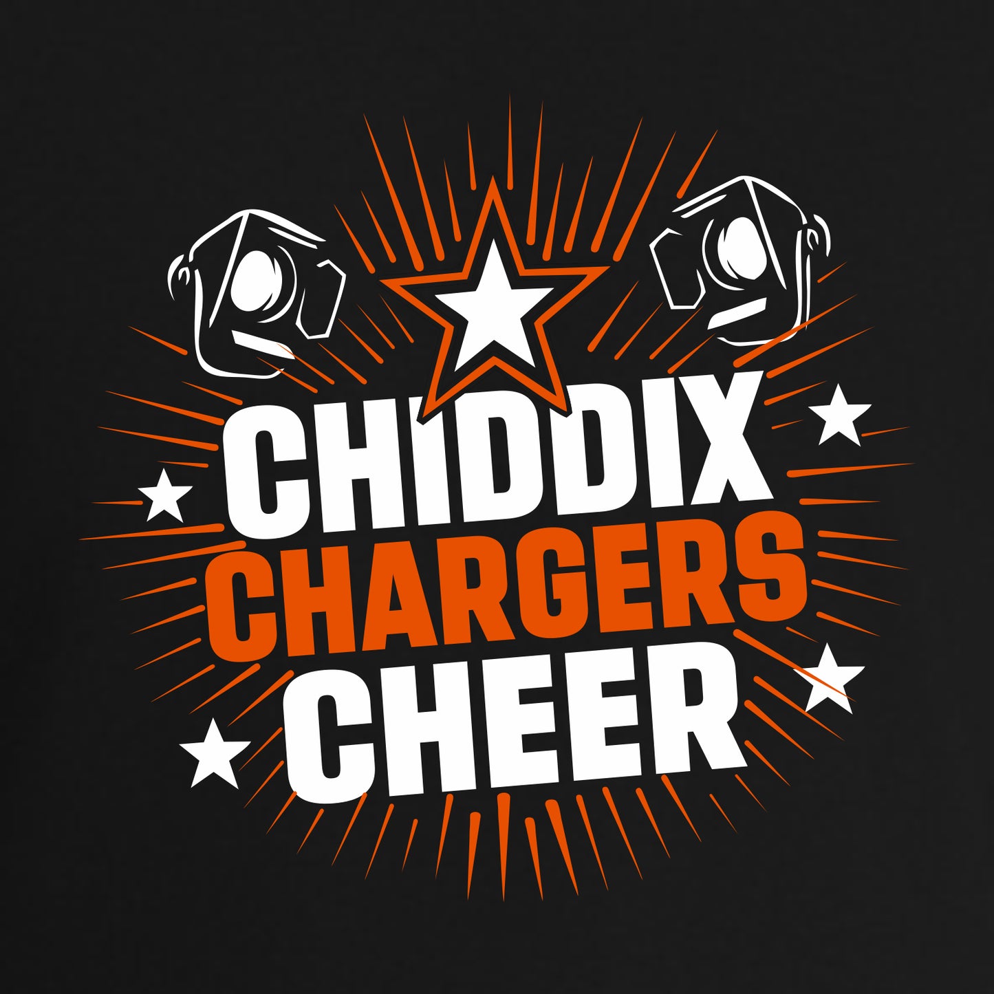 Chiddix Cheer Short Sleeve T-shirt - Design D