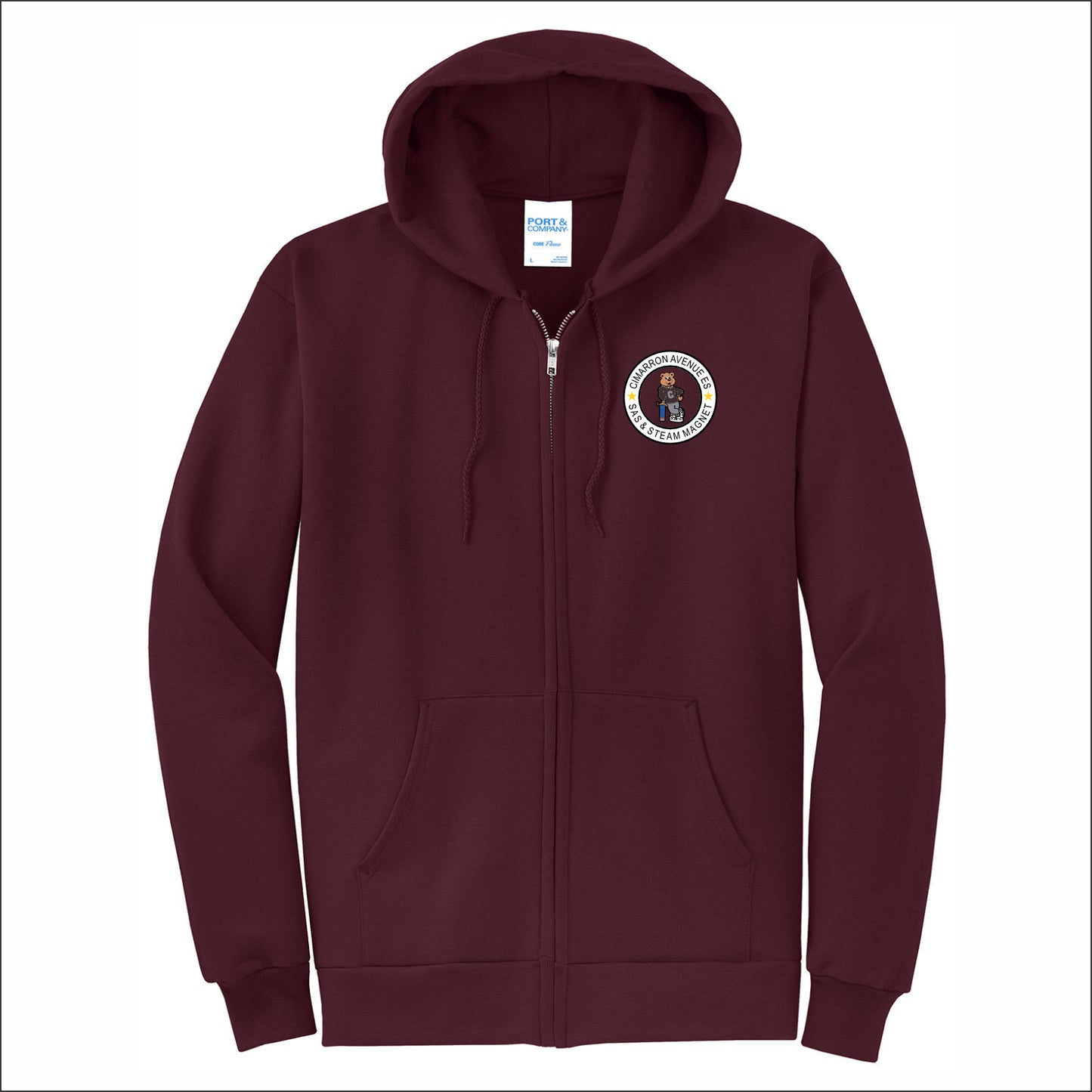 Cimarron Ave Elem Full-Zip Hooded Sweatshirt