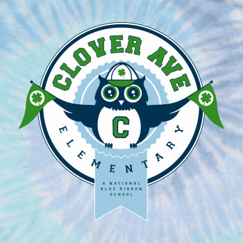 Clover Ave Elementary Tie-Dye T-shirt