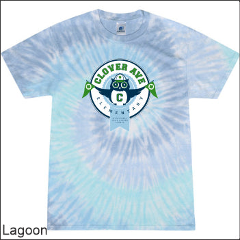 Clover Ave Elementary Tie-Dye T-shirt