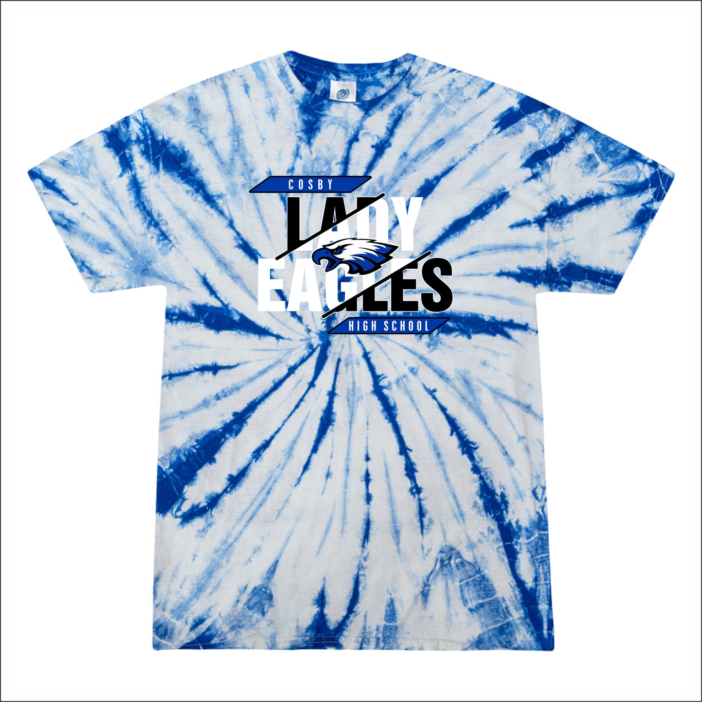 Cosby Ladies Soccer Spider Tie-Dye T-shirt