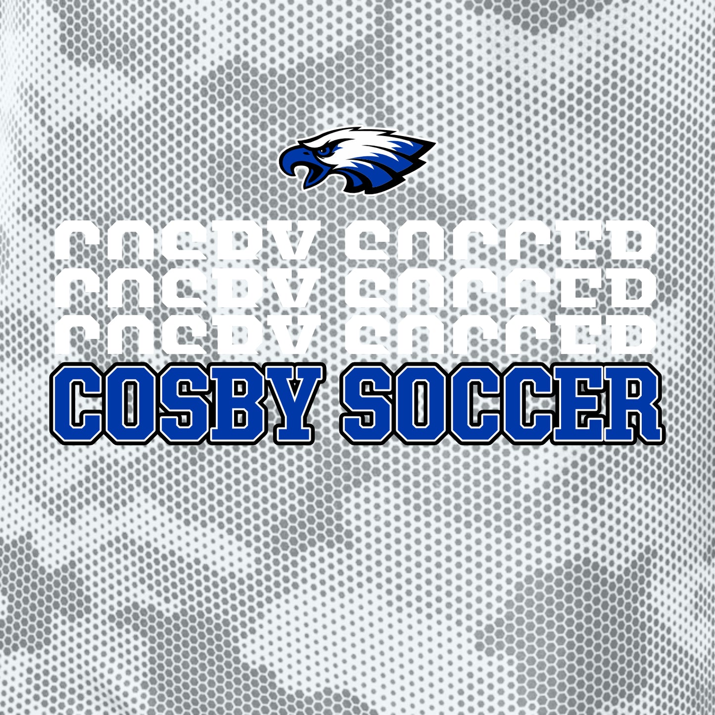 Cosby Ladies Soccer CamoHex Performance T-shirt