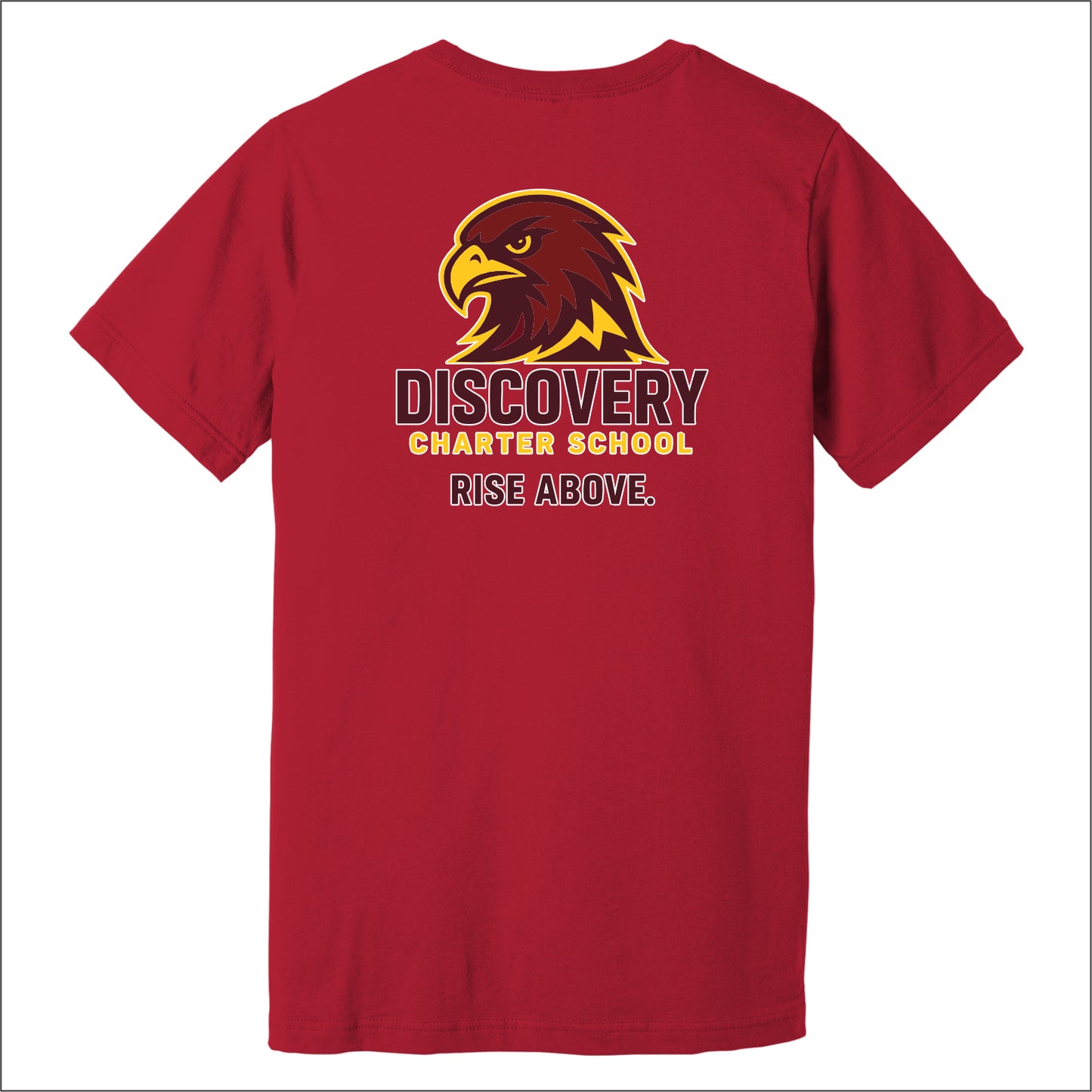 Discovery Charter Soft Jersey Short Sleeve T-shirt - Red
