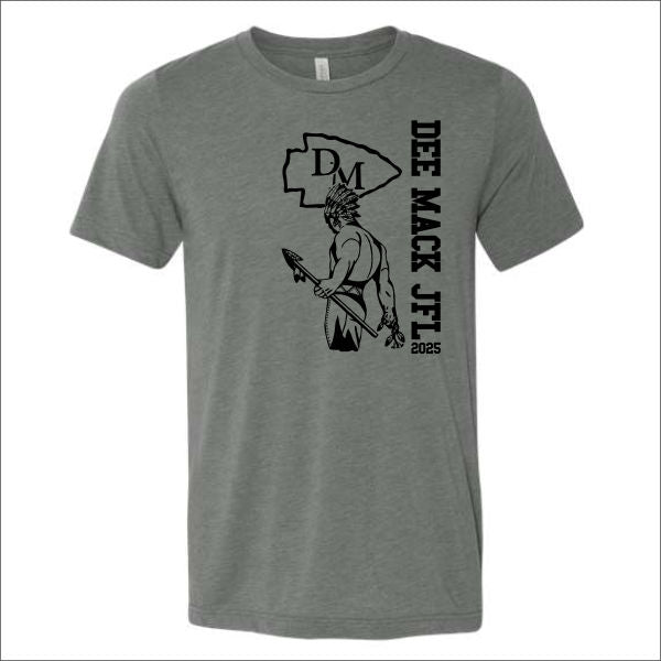 Dee-Mack JFL Heathered Soft Jersey Short Sleeve T-shirt B