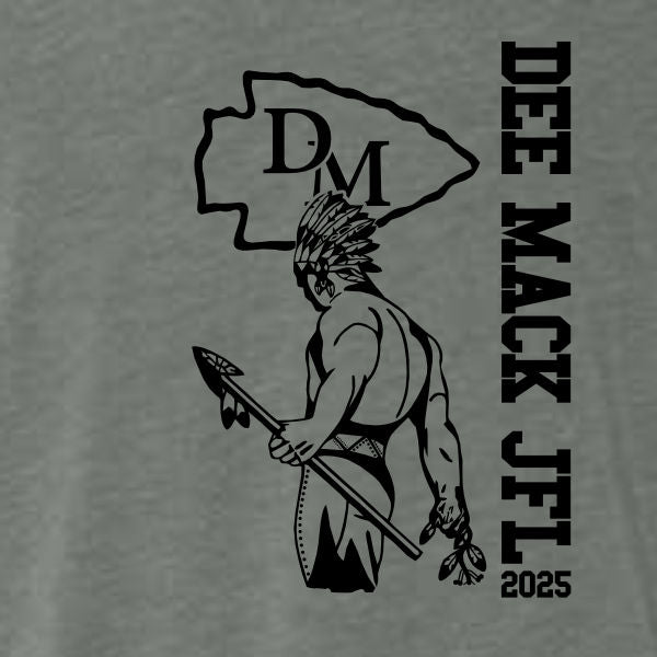 Dee-Mack JFL Heathered Soft Jersey Short Sleeve T-shirt B