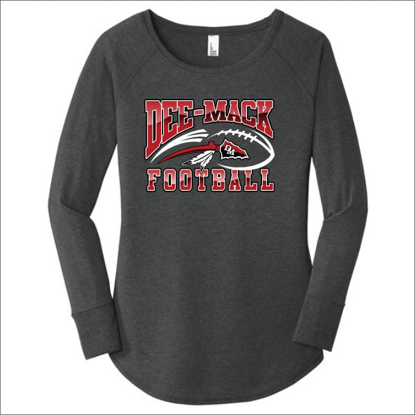Dee-Mack JFL Ladies Tri-Blend Long Sleeve Tunic Tee