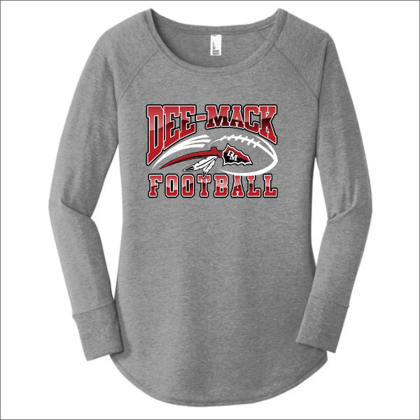 Dee-Mack JFL Ladies Tri-Blend Long Sleeve Tunic Tee