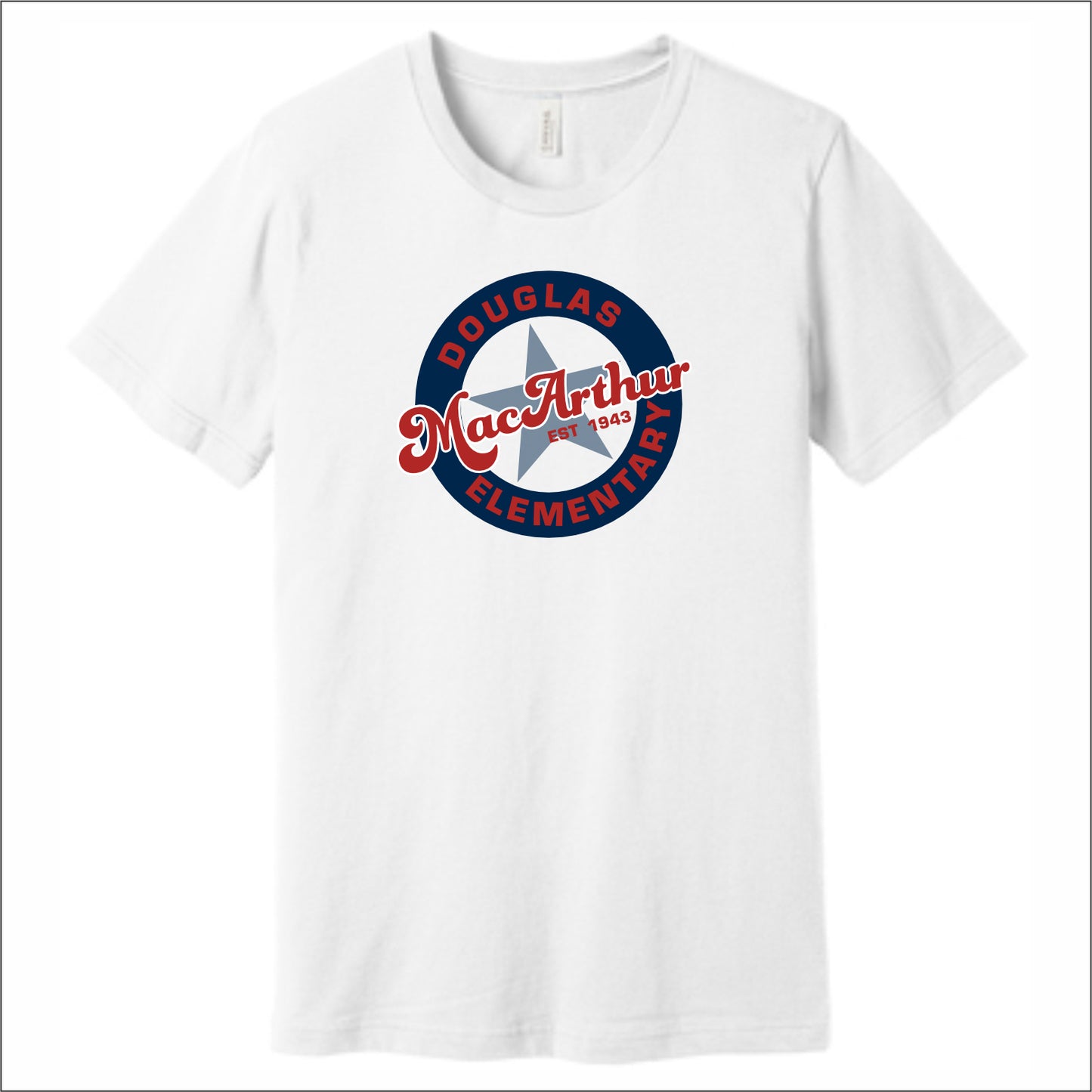 Douglas MacArthur Elem Soft Jersey T-shirt - Des. C