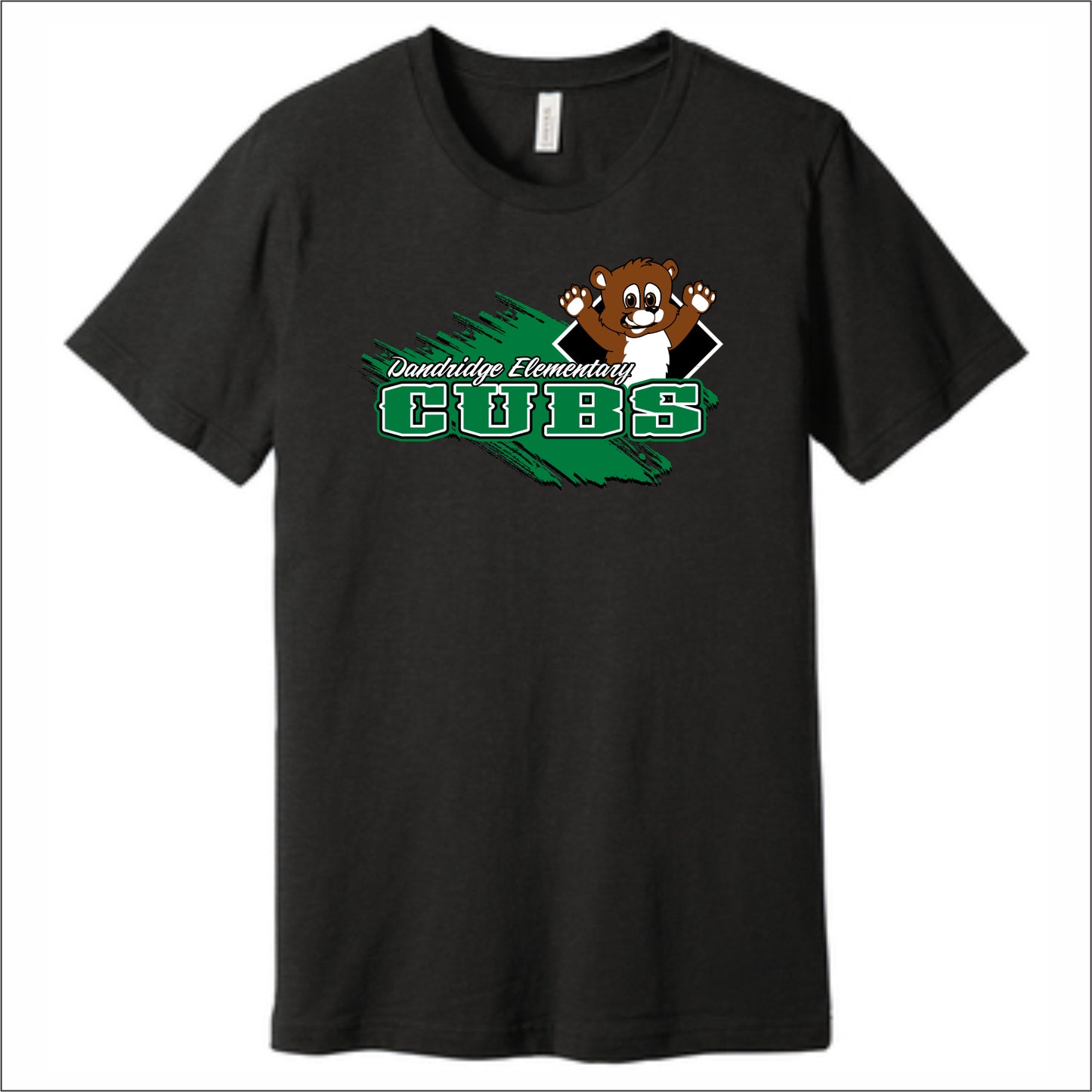 Dandridge Elementary Heathered Soft Jersey T-shirt - Des. A