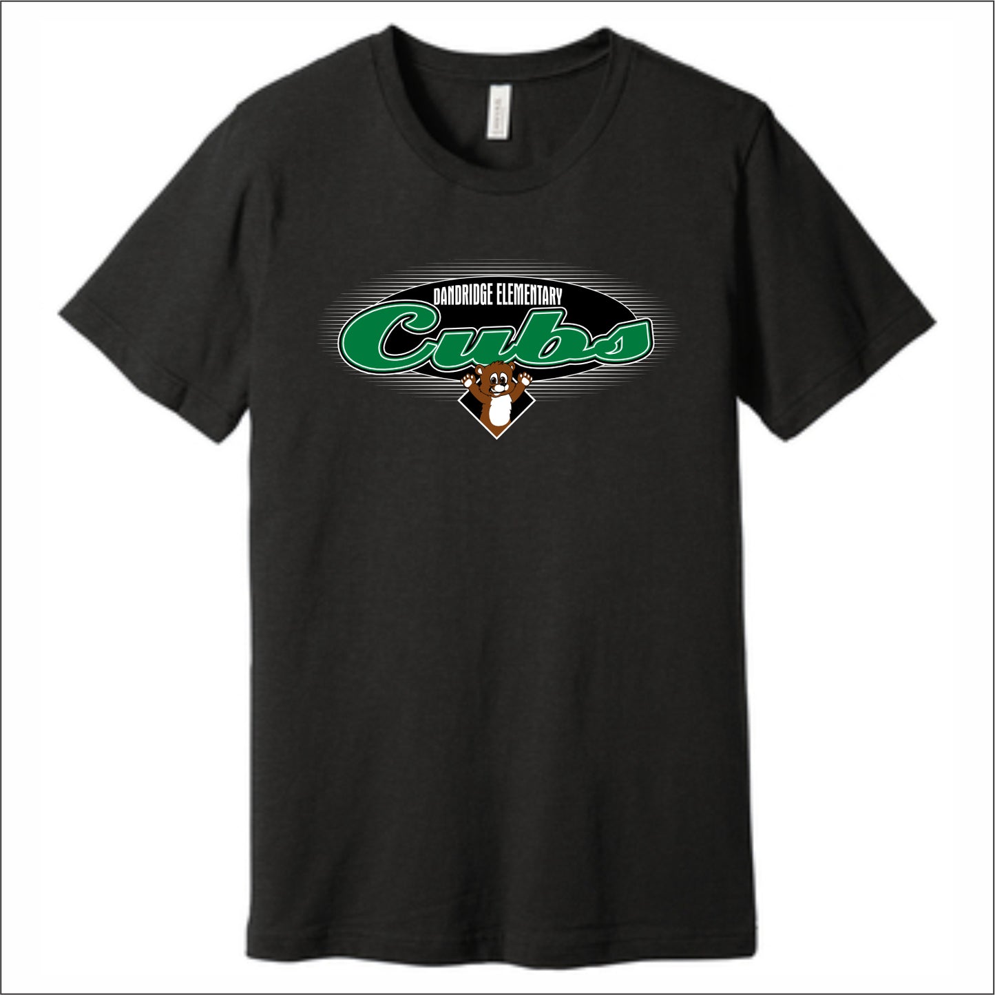Dandridge Elementary Heathered Soft Jersey T-shirt - Des. B