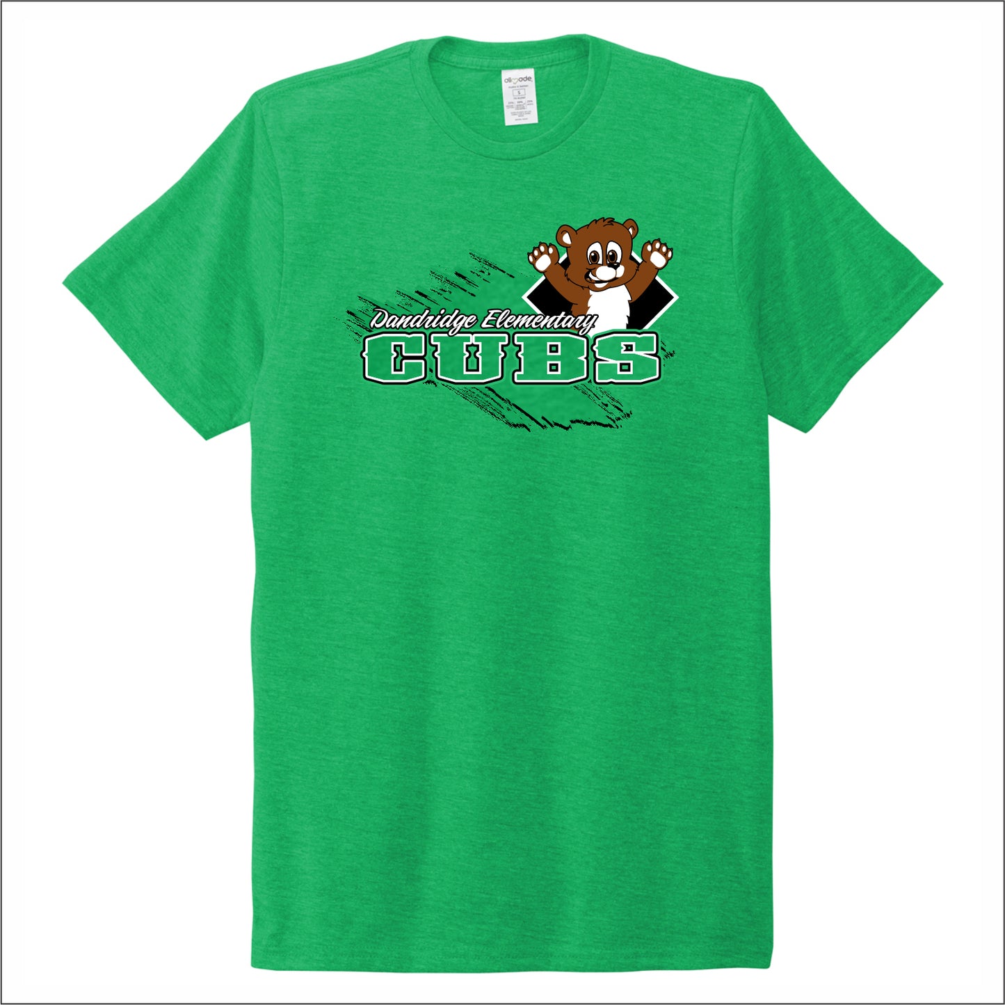 Dandridge Elementary Allmade Tri-Blend T-shirt - Des. A