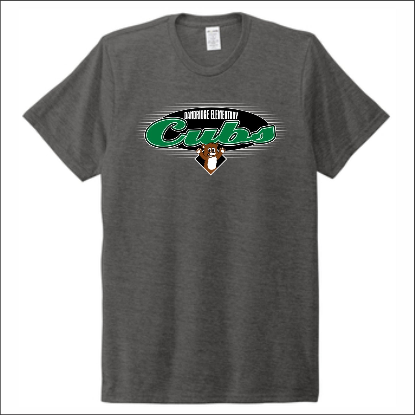 Dandridge Elementary Allmade Tri-Blend T-shirt - Des. B